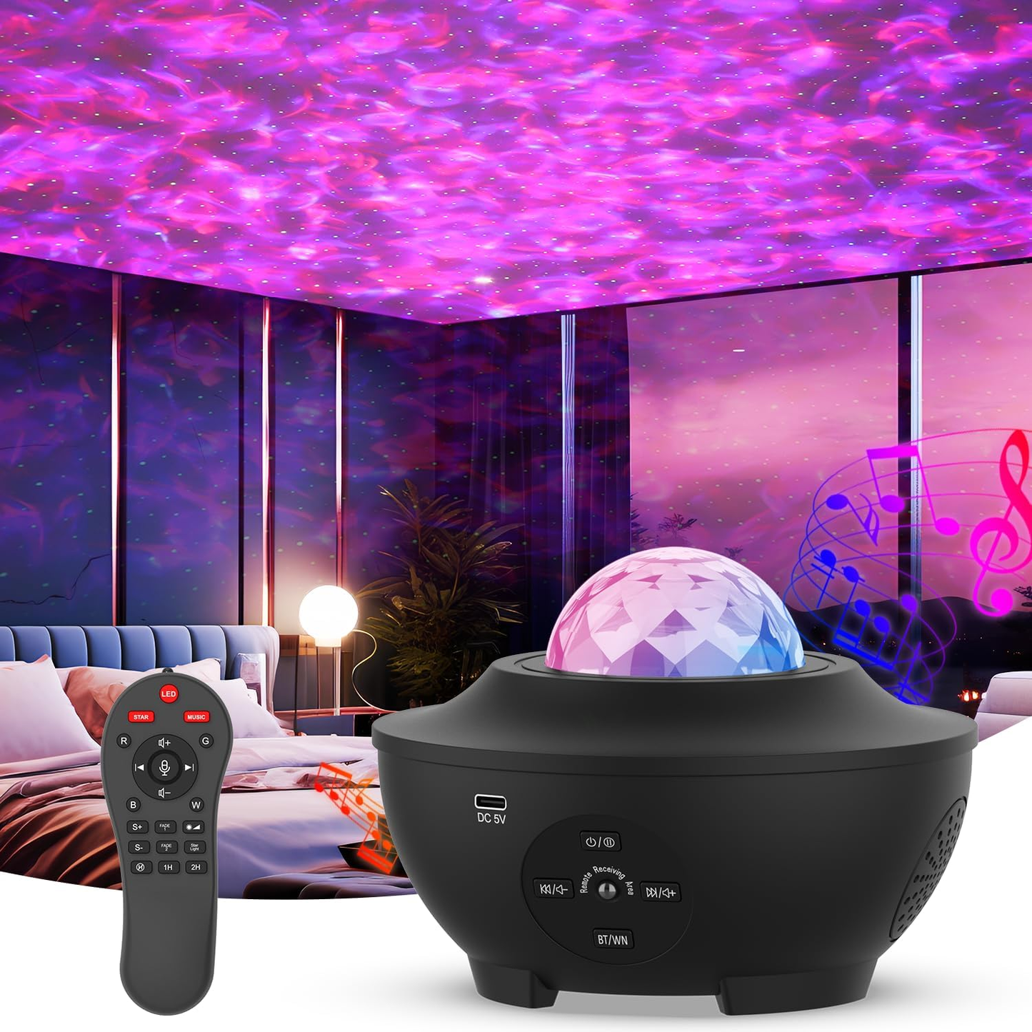 Planetarium Galaxy Projector + Star Projector