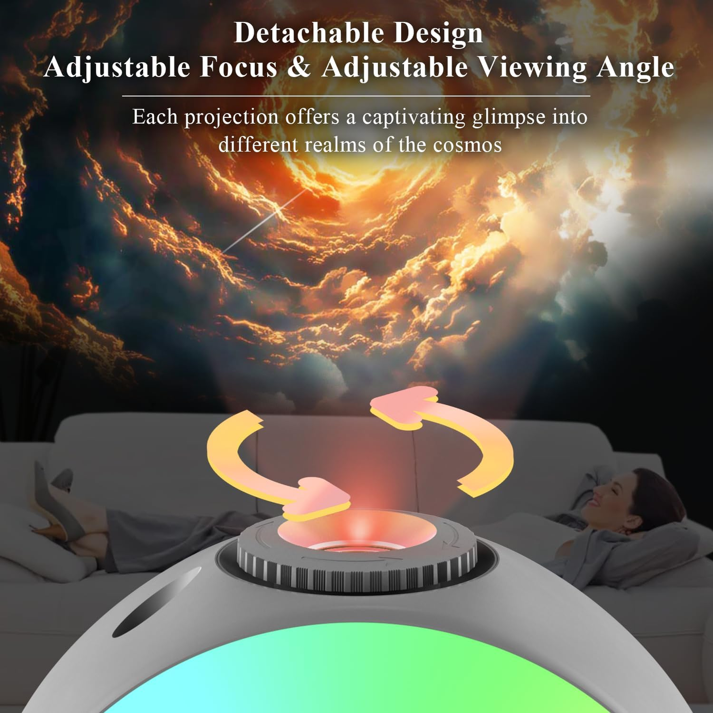 Planetarium Galaxy Projector + Star Projector