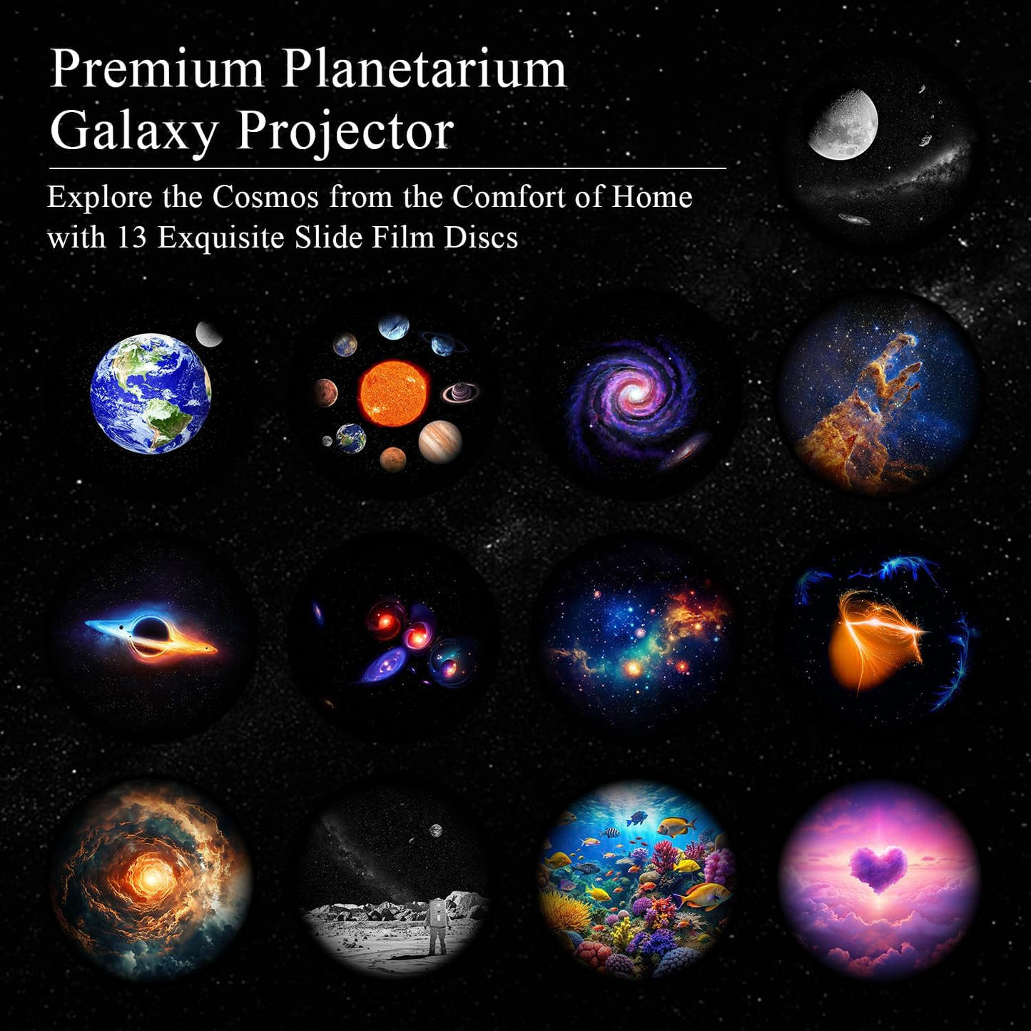 Planetarium Galaxy Projector + Star Projector
