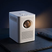 Portable LED Projector Portable Projector Smart TV WIFI Home Projector LED Projector — Studio Shot