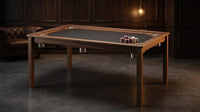 Wood Poker Table Convertible Gaming Table for 4-6 Players with Removable Tops — Lifestyle