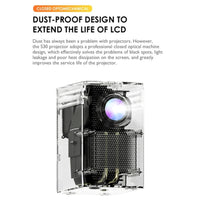 Portable LED Projector Built for Versatile Viewing, WiFi Smart TV Features, Compact Design, Multi-Device Connection