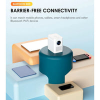 Portable LED Projector Built for Versatile Viewing, WiFi Smart TV Features, Compact Design, Multi-Device Connection