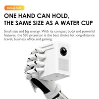 Portable LED Projector Built for Versatile Viewing, WiFi Smart TV Features, Compact Design, Multi-Device Connection